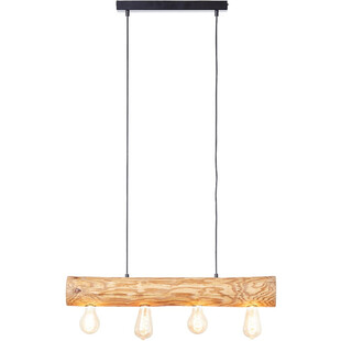 Lampa drewniana Trabo 70cm - Rustykalny Design | Brilliant