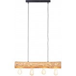 Lampa drewniana Trabo 70cm - Rustykalny Design | Brilliant