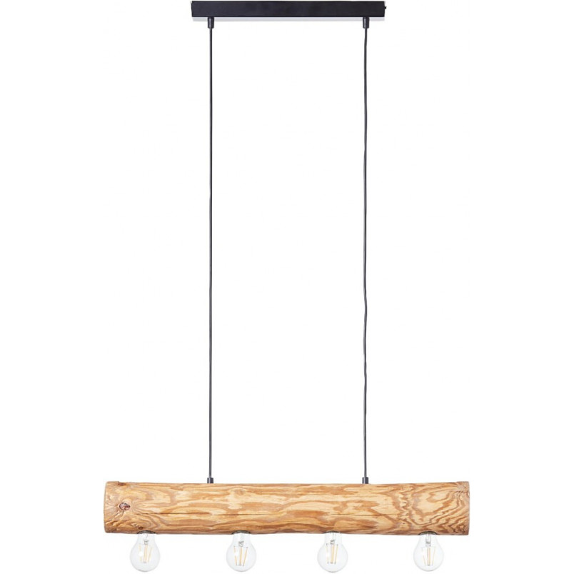Lampa drewniana Trabo 70cm - Rustykalny Design | Brilliant