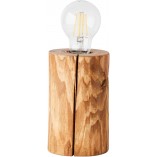 Lampa stołowa drewniana Trabo High | Brilliant - Sklep z lampami