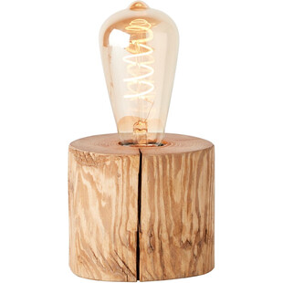 Lampa stołowa drewniana Trabo Brilliant - Rustikalny design