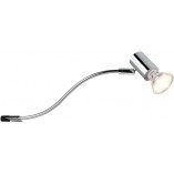 Lampka biurkowa Trio Giada chrom - nowoczesny design