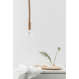 Lampa Marynistyczna Ari | Wiszący Loft | Drewno, Kolorowe Kable