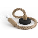 Lampa Marynistyczna Ari | Loft | Wisząca E27 | Kolorowe Kable