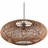 Lampa wisząca rattanowa Hedda | Trio - Brązowa, Boho | Kup online