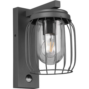 Lampa zewnętrzna solarna - z czujnikiem ruchu Tuela antracyt Trio
