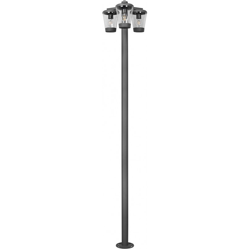 Latarnia Ogrodowa Cavado 220cm Antracyt Trio | Słupki Ogrodowe