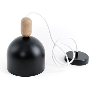 Lampa wisząca Loft Ovoi czarna | Skandynawski design