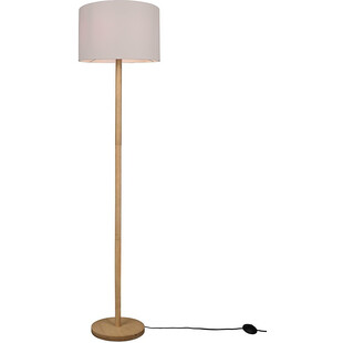 Lampa podłogowa skandynawska Korba biała Trio