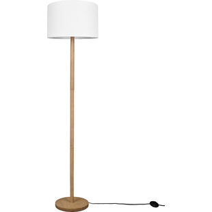 Lampa podłogowa skandynawska Korba biała Trio