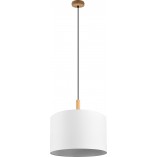 Lampa wisząca Korba biała Trio | Skandynawska elegancja