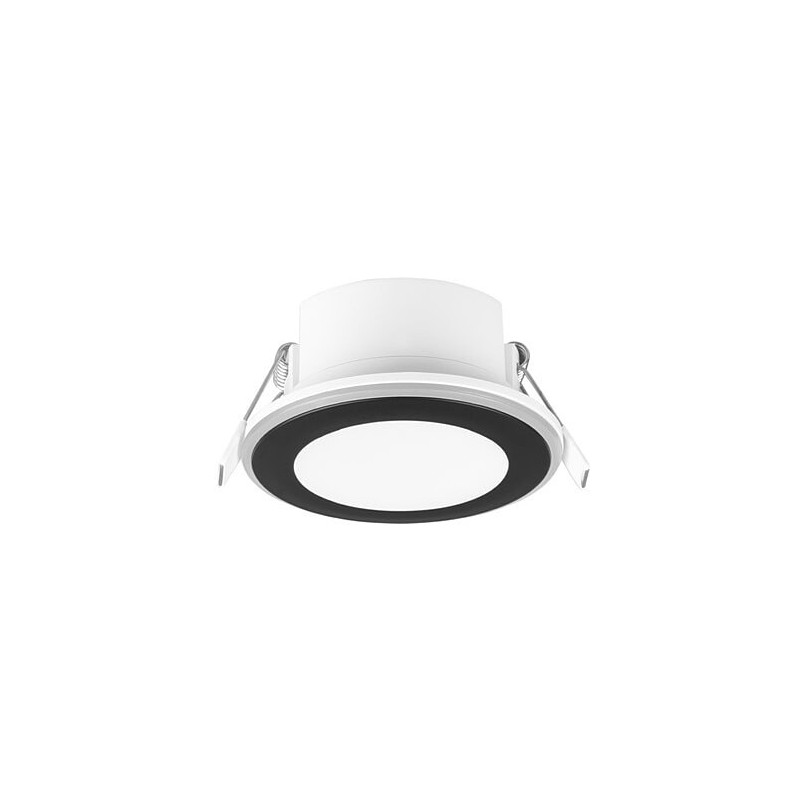 Lampa podtynkowa Aura LED Trio - czarna, 8cm - Sklep z lampami