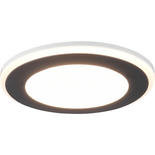 Lampa podtynkowa Aura LED Trio - czarna, 8cm - Sklep z lampami