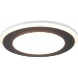 Lampa podtynkowa Aura LED Trio - czarna, 8cm - Sklep z lampami