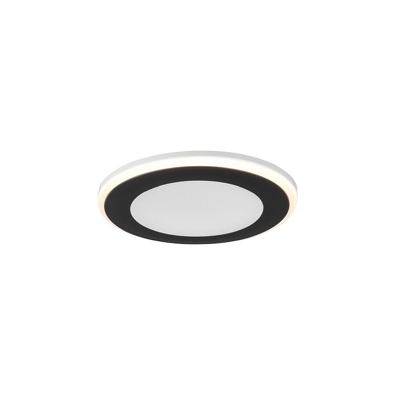 Lampa podtynkowa Aura LED Trio - czarna, 8cm - Sklep z lampami
