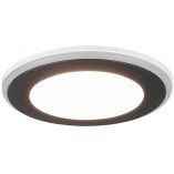 Lampa podtynkowa Aura LED Trio - czarna, 8cm - Sklep z lampami