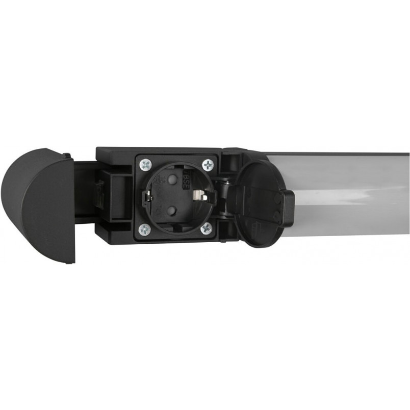 Kinkiet LED Piera Trio | Czarny | 119cm | IP44