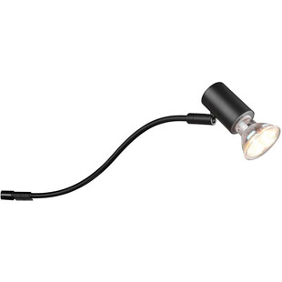 Lampka biurkowa przykręcana Giada czarna Trio