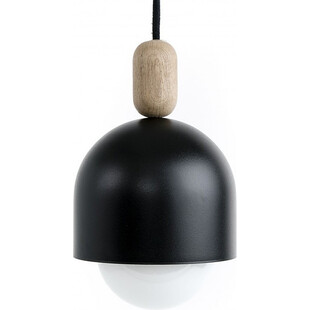 Lampa wisząca skandynawska Loft Ovoi II czarny / węgiel kamienny Kolorowe kable