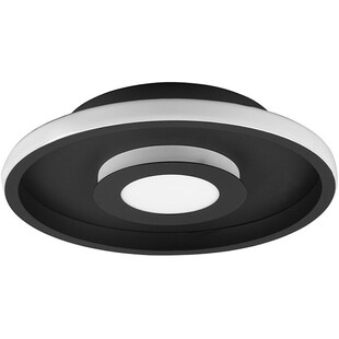 Plafon łazienkowy nowoczesny Ascari LED 30cm czarny Trio