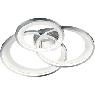 Plafon nowoczesny Granada LED 71cm chrom Trio