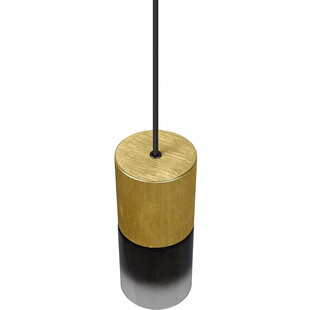 Lampa wisząca Trio Robin: Szkło dymione, mosiądz - Kup teraz!