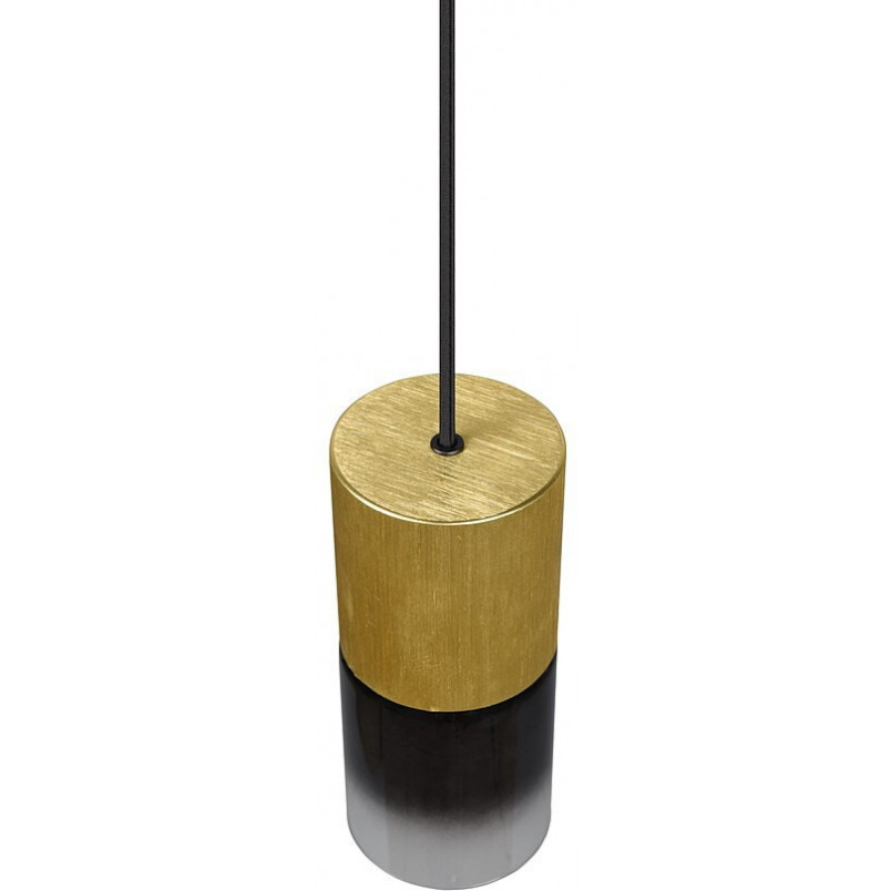 Lampa wisząca Trio Robin: Szkło dymione, mosiądz - Kup teraz!