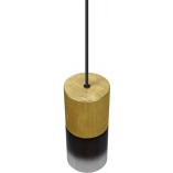 Lampa wisząca Trio Robin: Szkło dymione, mosiądz - Kup teraz!