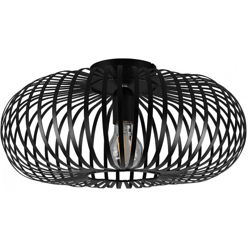 Plafon Loft Johann Trio - Czarny, Druciany, E27 | Sklep Lamp