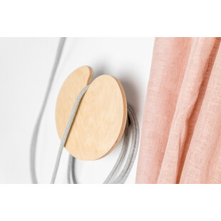 Kinkiet Loft Manzana - Drewno, Sklejka, Kolorowe Kable | Kup Teraz