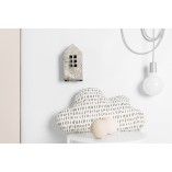 Kinkiet Loft Manzana - Drewno, Sklejka, Kolorowe Kable | Kup Teraz