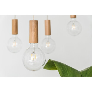Lampa Wisząca Pająk Drewniana | Loft Multi Eco Line