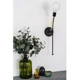 Kinkiet Loft Tubo czarny - Kolorowe kable | Design i jakość