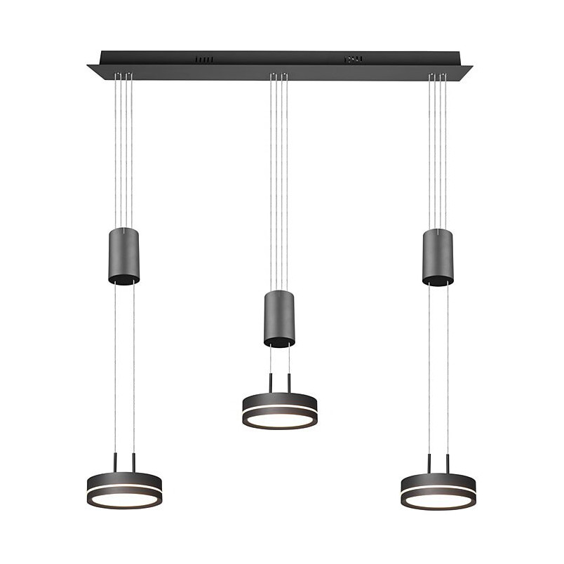 Lampa Wisząca LED Franklin Trio | Nowoczesny Design
