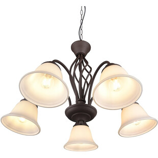 Żyrandol Rustica | Trio - Miedziano-biały, 60cm | Sklep z Lampami