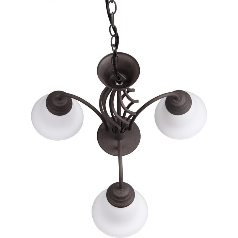 Żyrandol Rustica | Trio - Miedziano-biały, 55cm | Sklep z Lampami