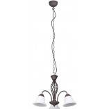Żyrandol Rustica | Trio - Miedziano-biały, 55cm | Sklep z Lampami