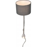 Kinkiet z abażurem Trio Hotel | Lampa do czytania - Szary