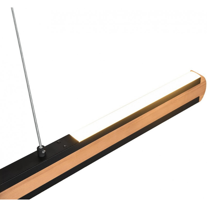Lampa wisząca drewniana Deacon Trio | 110cm, LED