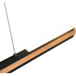 Lampa wisząca drewniana Deacon Trio | 110cm, LED
