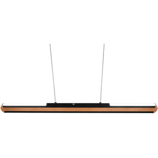 Lampa wisząca drewniana Deacon Trio | 110cm, LED
