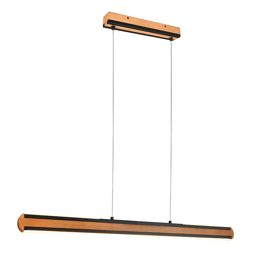 Lampa wisząca drewniana Deacon Trio | 110cm, LED