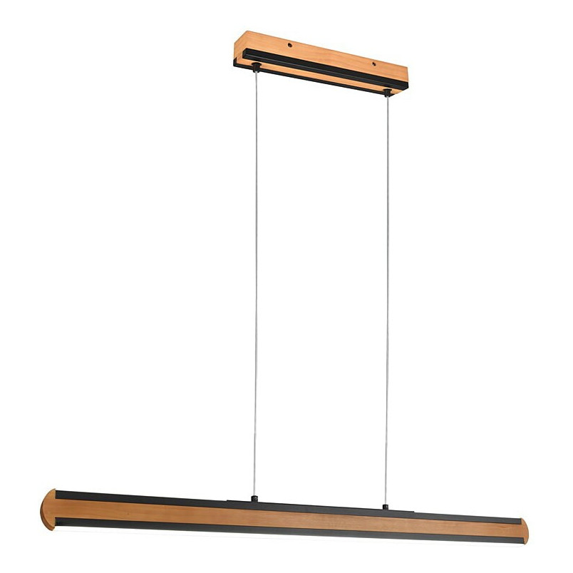 Lampa wisząca drewniana Deacon Trio | 110cm, LED