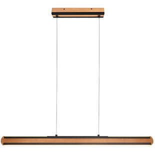 Lampa wisząca drewniana Deacon Trio | 110cm, LED