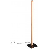 Lampa podłogowa drewniana Bellari LED Trio - Ściemnianie