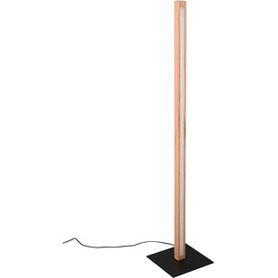 Lampa podłogowa drewniana ściemniana Bellari LED Trio