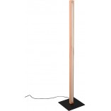 Lampa podłogowa drewniana Bellari LED Trio - Ściemnianie