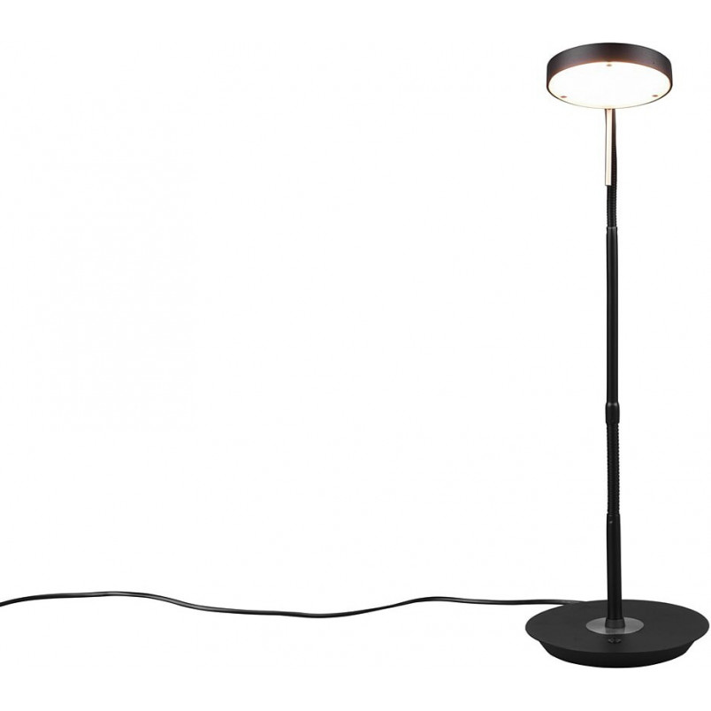 Lampa biurkowa Trio Monza czarna | Ściemniacz, LED