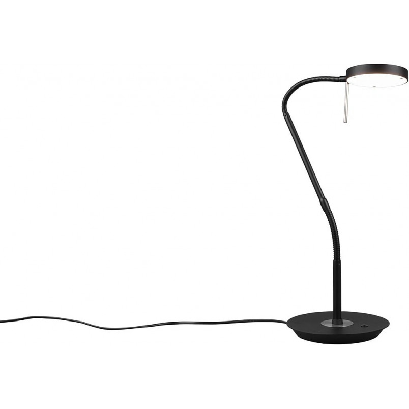 Lampa biurkowa Trio Monza czarna | Ściemniacz, LED