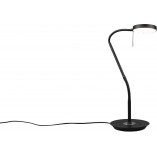 Lampa biurkowa Trio Monza czarna | Ściemniacz, LED